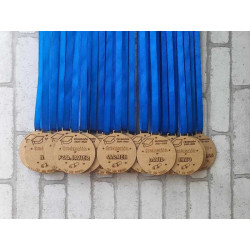 Medalla Redonda Graduación MDF