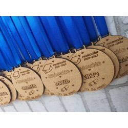 Medalla Redonda Graduación MDF