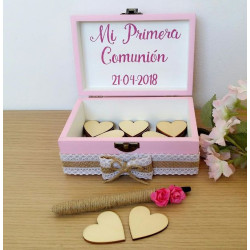 Caja Firmas Deseos Corazones