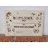 Diploma Mejor Mamá del Mundo