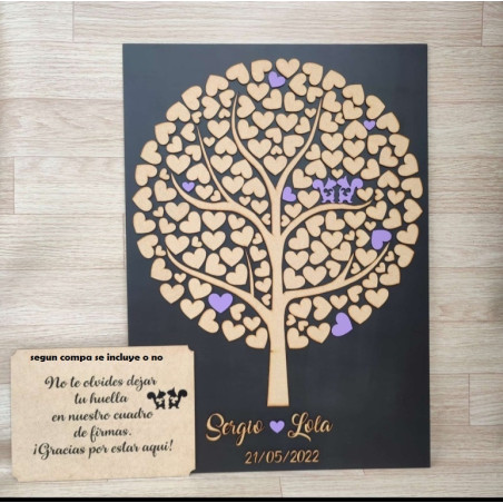Cuadro Firmas Relieve