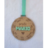 Medalla MDF Redonda Graduación Profe Seño Maestro