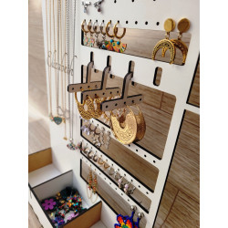 Organizador de Aretes Colgantes y Pulseras Personalizado