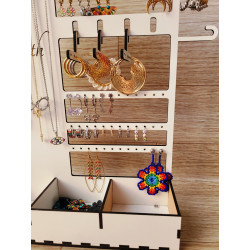 Organizador de Aretes Colgantes y Pulseras Personalizado