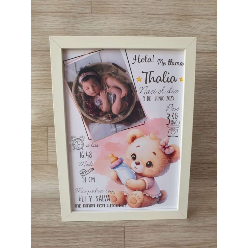 Cuadro Natalicio Con Foto