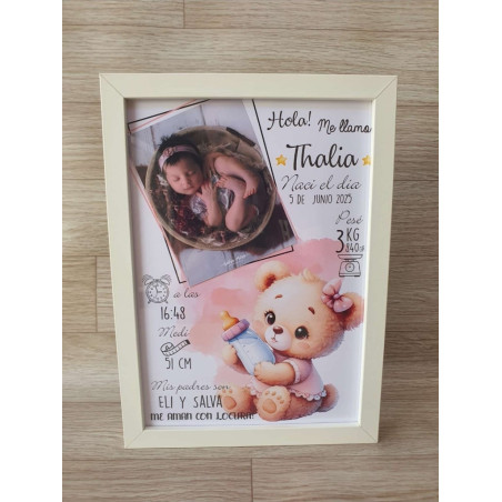 Cuadro Natalicio Con Foto