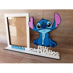 Marco Foto Feliz Cumpleaños Stitch