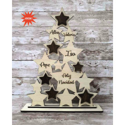 Árbol Navidad Estrella Nombres 1