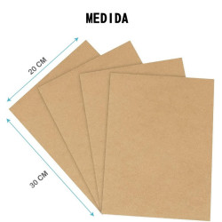 Tablero MDF 3mm 30 x 20