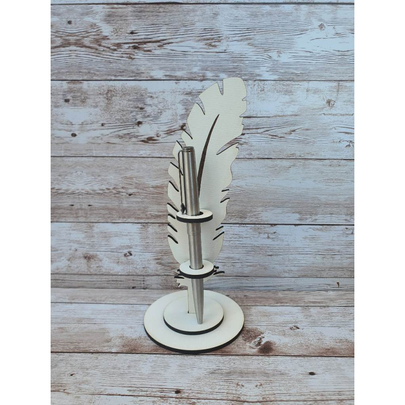 Soporte Pluma de Madera Personalizado