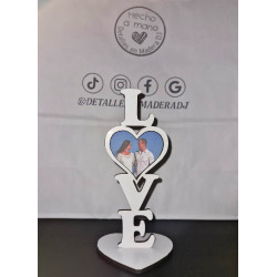 Marco de Foto Love Blanco