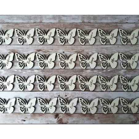 Marcasitios Mariposa Blanca Nombre Imán