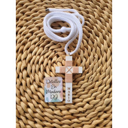 Cruz Comunión Madera