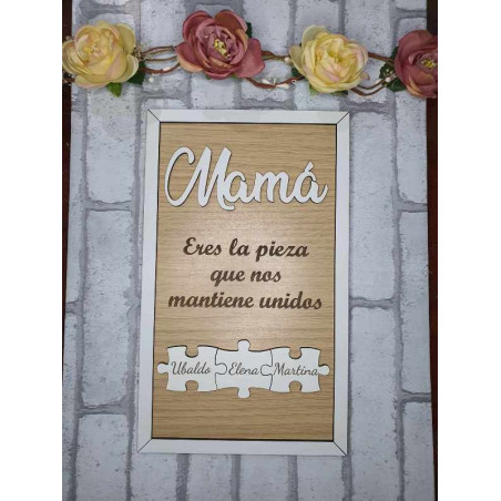 Cuadro Puzzle Mamá