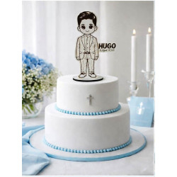 Topper Adorno Primera Comunión Niño