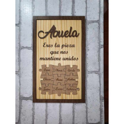 Cuadro Puzzle Mamá
